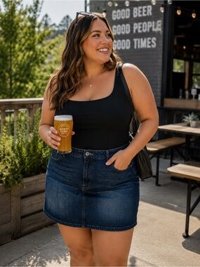 GAP Dark Blue Denim Skirt
